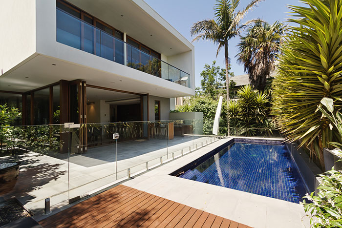 house with outdoor pool